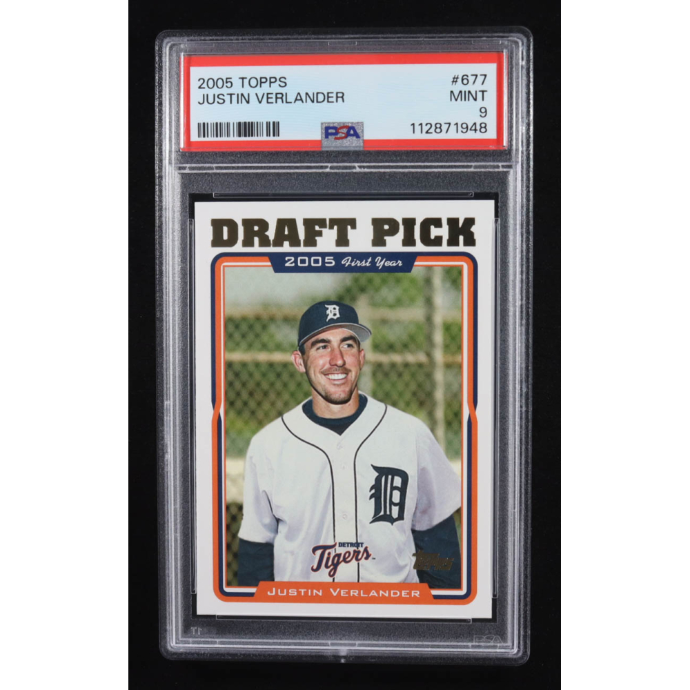 Justin Verlander 2005 Topps #677 RC (PSA 9) at PristineAuction.com