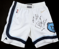 Desmond Bane Game-Used Grizzlies Nike Authentic Shorts With Multiple Inscriptions (Beckett & JSA) at PristineAuction.com