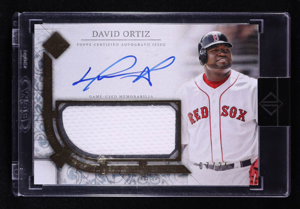 David Ortiz 2024 Topps Transcendent Transcendent Collection Autograph Relics #TCARDO2 #07/25 at PristineAuction.com David Ortiz 2024 Topps Transcendent Transcendent Collection Autograph Relics #TCARDO2 #07/25 at PristineAuction.com