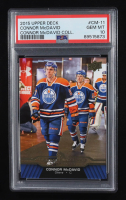Connor McDavid 2015 Upper Deck Collection #CM-11 RC (PSA 10) at PristineAuction.com
