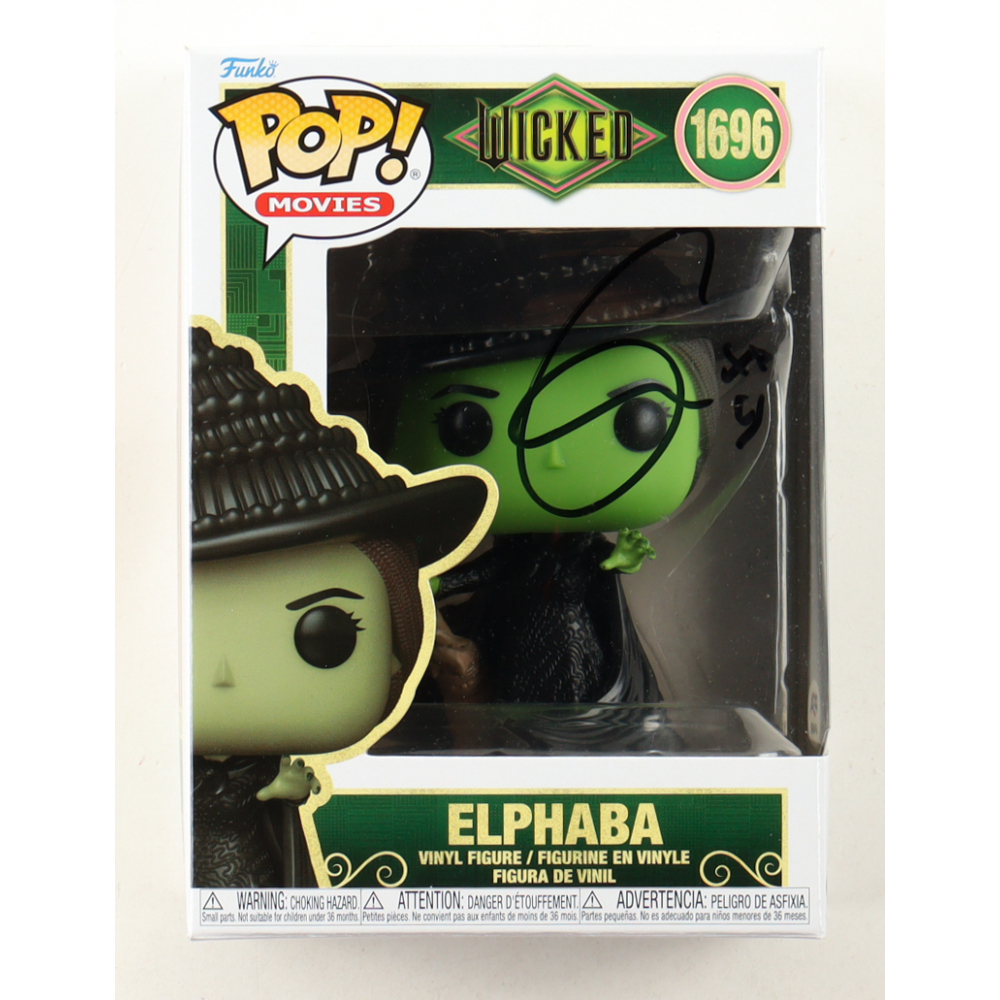 Cynthia Erivo Signed "Wicked" #1696 Elphaba Funko Pop! Vinyl Figure (PSA) at PristineAuction.com
