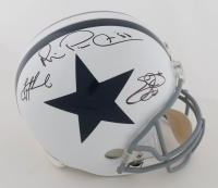 Michael Irvin, Troy Aikman & Emmitt Smith Signed Cowboys Full-Size Helmet (JSA) at PristineAuction.com