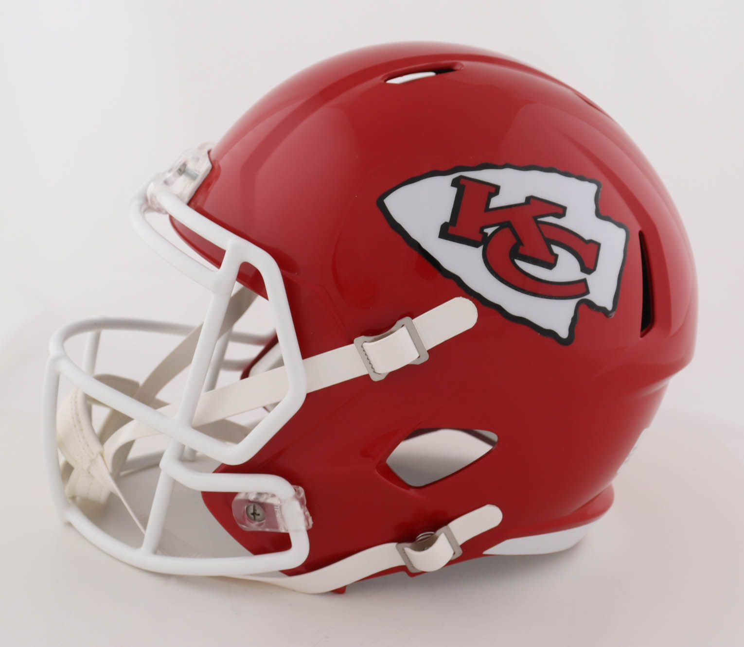 Emmitt Thomas Signed Chiefs Full-Size Speed Helmet Inscribed "HOF 08" (JSA) at PristineAuction.com Emmitt Thomas Signed Chiefs Full-Size Speed Helmet Inscribed "HOF 08" (JSA) at PristineAuction.com
