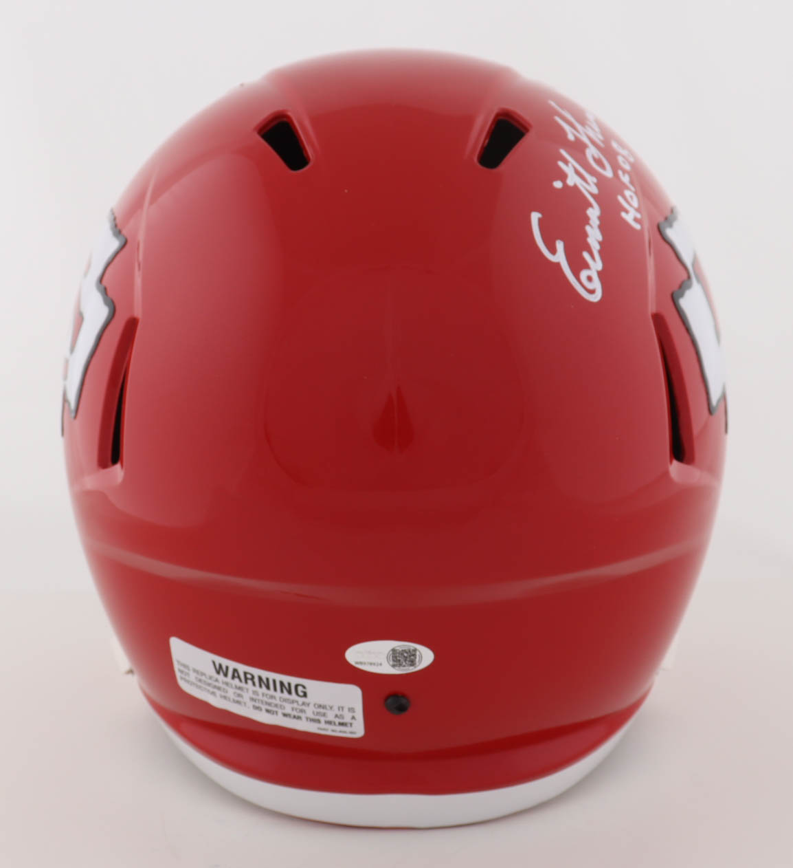 Emmitt Thomas Signed Chiefs Full-Size Speed Helmet Inscribed "HOF 08" (JSA) at PristineAuction.com Emmitt Thomas Signed Chiefs Full-Size Speed Helmet Inscribed "HOF 08" (JSA) at PristineAuction.com