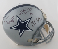 Zack Martin, Tyron Smith & Travis Frederick Signed Cowboys Full-Size Helmet (JSA) at PristineAuction.com