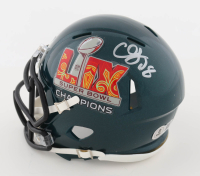 CJ Gardner-Johnson Signed Eagles Super Bowl LIX Logo Speed Mini Helmet (Beckett) at PristineAuction.com