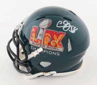CJ Gardner-Johnson Signed Eagles Super Bowl LIX Logo Speed Mini Helmet (Beckett) at PristineAuction.com