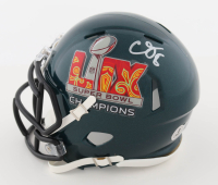 CJ Gardner-Johnson Signed Eagles Super Bowl LIX Logo Speed Mini Helmet (Beckett) at PristineAuction.com