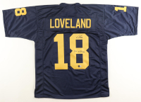 Colston Loveland Signed Jersey Inscribed "3-0 Vs Lil Bro" (Beckett) at PristineAuction.com