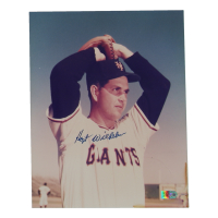 Hoyt Wilhelm Signed Giants 8x10 Photo (AIV) at PristineAuction.com