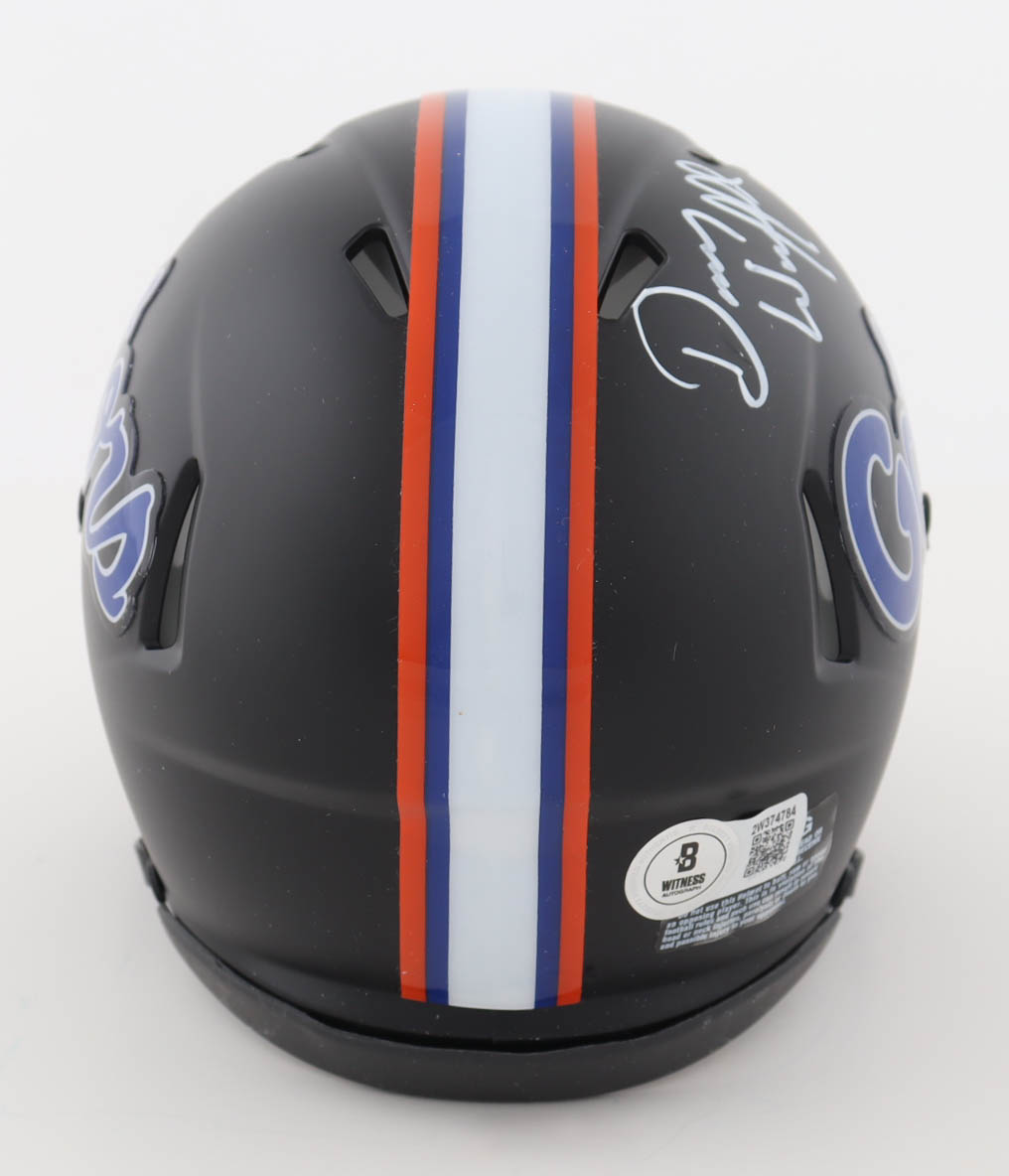Danny Wuerffel Signed Florida Gators Speed Mini Helmet Inscribed "96 Heisman" (Beckett) at PristineAuction.com Danny Wuerffel Signed Florida Gators Speed Mini Helmet Inscribed "96 Heisman" (Beckett) at PristineAuction.com