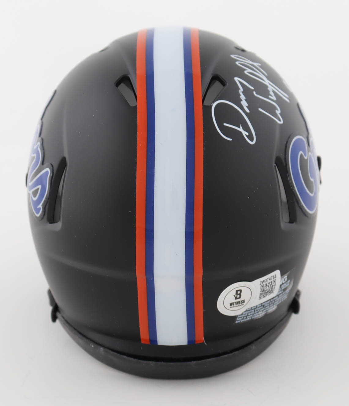 Danny Wuerffel Signed Florida Gators Speed Mini Helmet Inscribed "96 Heisman" (Beckett) at PristineAuction.com Danny Wuerffel Signed Florida Gators Speed Mini Helmet Inscribed "96 Heisman" (Beckett) at PristineAuction.com