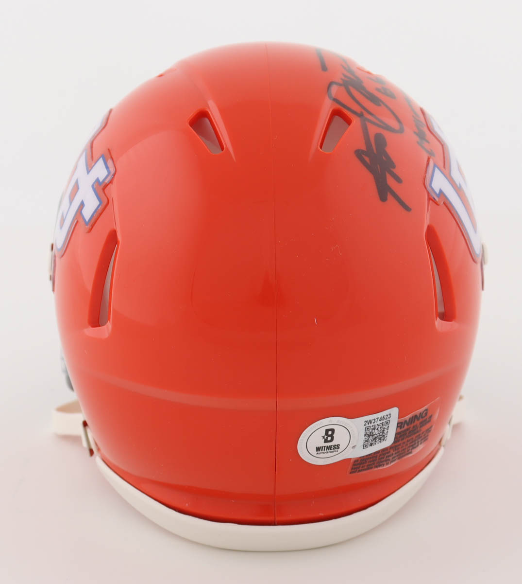 Steve Spurrier Signed Florida Gators Speed Mini Helmet Inscribed "66 Heisman" (Beckett) at PristineAuction.com Steve Spurrier Signed Florida Gators Speed Mini Helmet Inscribed "66 Heisman" (Beckett) at PristineAuction.com