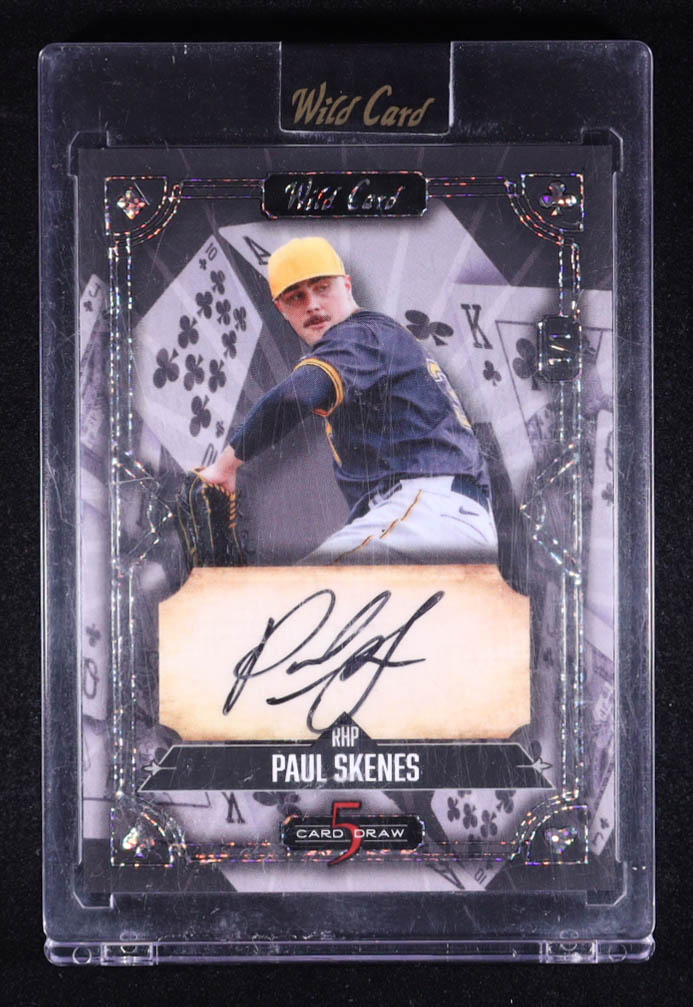 Paul Skenes 2024 Wild Card 5 Card Draw Autographs Sparkle Silver #5CDCLPSA RC #1/1 at PristineAuction.com Paul Skenes 2024 Wild Card 5 Card Draw Autographs Sparkle Silver #5CDCLPSA RC #1/1 at PristineAuction.com