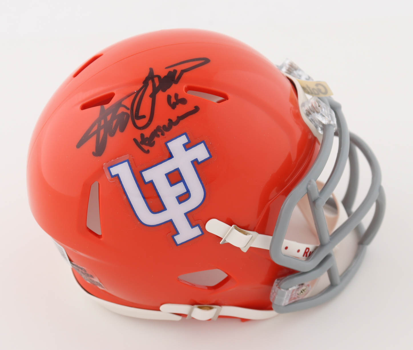 Steve Spurrier Signed Florida Gators Speed Mini Helmet Inscribed "66 Heisman" (Beckett) at PristineAuction.com Steve Spurrier Signed Florida Gators Speed Mini Helmet Inscribed "66 Heisman" (Beckett) at PristineAuction.com
