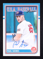 Paul Skenes 2024 USA Baseball Stars and Stripes USA Baseball Alumni Signatures #9 RC at PristineAuction.com