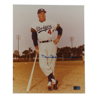 Duke Snider Signed Dodgers 8x10 Photo (AIV) at PristineAuction.com