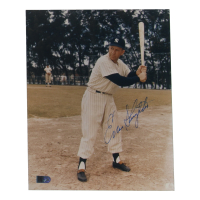 Enos Slaughter Signed Yankees 8x10 Photo (AIV) at PristineAuction.com