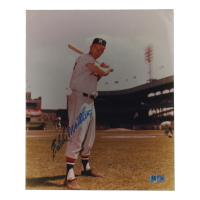 Eddie Mathews Signed Braves 8x10 Photo (AIV) at PristineAuction.com