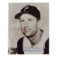 Mickey Vernon Signed Pirates 8x10 Photo Inscribed "Best Wishes" (AIV) at PristineAuction.com