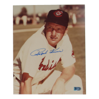Ralph Kiner Signed Indians 8x10 Photo (AIV) at PristineAuction.com