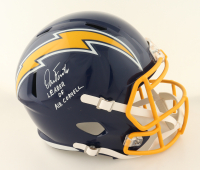 Dan Fouts Signed Chargers Full-Size Throwback Alternate Speed Helmet Inscribed "Leader of Air Coryell" (Schwartz) at PristineAuction.com