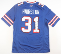 Maxwell Hairston Signed Bills Nike Authentic Jersey Inscribed "25 RD 1 PK 30" (Beckett) at PristineAuction.com