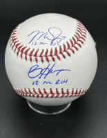 Bryce Harper & Mike Trout Signed OML Baseball Inscribed "12 AL ROY" & "12 NL ROY" (Fanatics & MLB) at PristineAuction.com