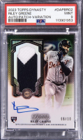 Riley Greene 2023 Topps Dynasty Autograph Patches Design Variation #DAPBRG2 #6/10 RC (PSA 9) at PristineAuction.com