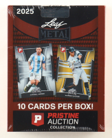 2025 Leaf Metal Pristine Auction Collection Card Box with (10) Cards at PristineAuction.com