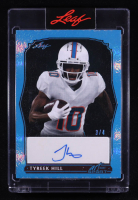 Tyreek Hill 2023 Leaf Art of Sport Autographs Platinum Spectrum Holofoil #BATH1 #3/4 at PristineAuction.com