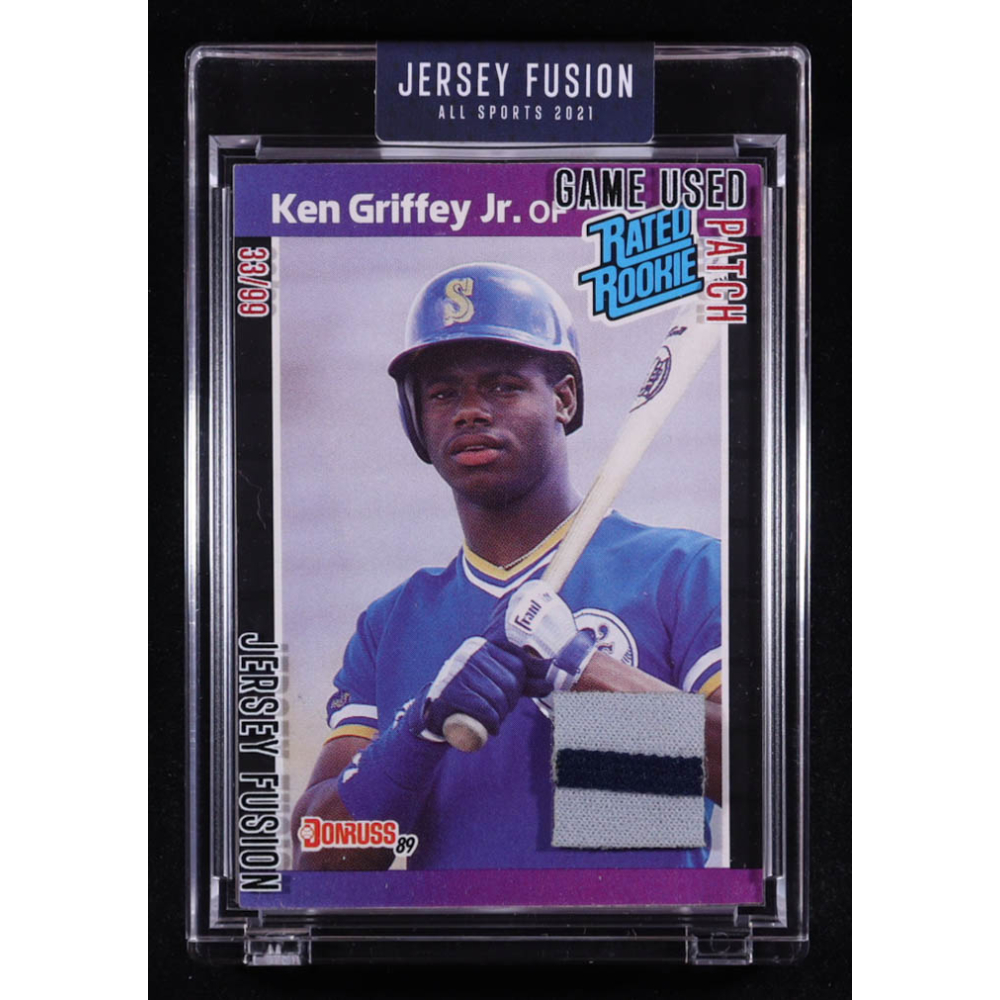Ken Griffey Jr. 2021 Sportscards.com Jersey Fusion All Sport Edition Game-Used Patch #KGJ94 #33/99 at PristineAuction.com
