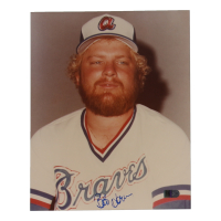 Bob Horner Signed Braves 8x10 Photo (AIV) at PristineAuction.com