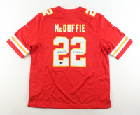 Trent McDuffie Signed Chiefs Nike Authentic Jersey Inscribed "2x SB Champs" (Beckett) at PristineAuction.com