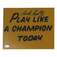 Rudy Ruettiger Signed Notre Dame Fighting Irish 8x10 Photo (AIV) at PristineAuction.com