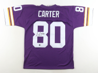 Cris Carter Signed Vikings Mitchell & Ness Authentic Jersey (Beckett) at PristineAuction.com