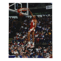 Spud Webb Signed Hawks 8x10 Photo (Beckett) at PristineAuction.com