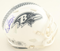 Derrick Henry Signed Ravens Salute To Service Alternate Speed Mini Helmet (Beckett) at PristineAuction.com