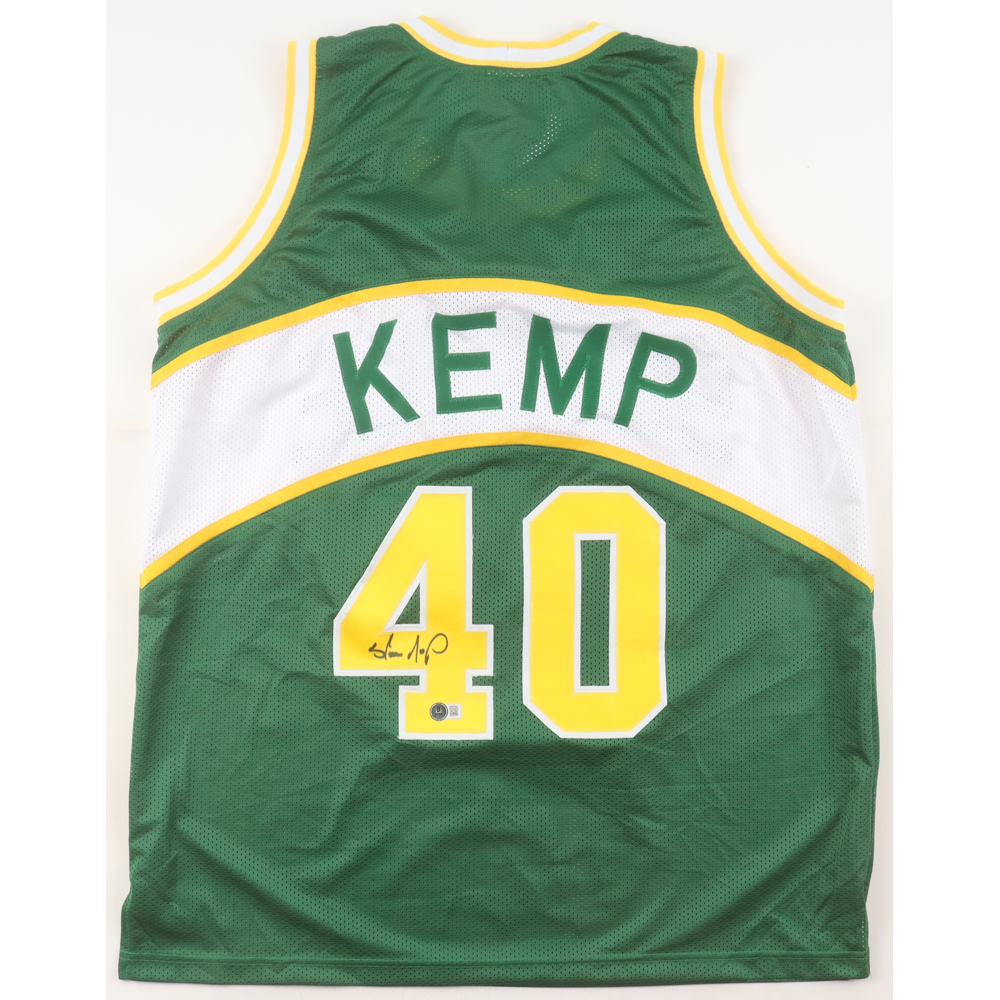 Shawn Kemp Signed Jersey (Beckett) at PristineAuction.com