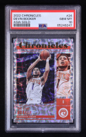 Devin Booker 2022-23 Panini Chronicles Asia Gold #24 #7/8 (PSA 10) at PristineAuction.com