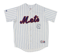 Darryl Strawberry Signed Mets Majestic Authentic Jersey Inscribed "86 WS Champs" (Beckett) at PristineAuction.com