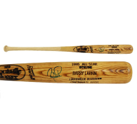 Barry Larkin Signed Louisville Slugger Engraved Baseball Bat (Beckett) at PristineAuction.com