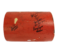 1986 Mets Shea Stadium Foul Pole Signed By (12) with Terry Leach, Ed Hearn, Danny Heep (JSA & MLB) at PristineAuction.com