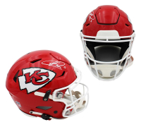 Chris Jones Signed Chiefs Full-Size Authentic On-Field Speedflex Helmet (Radtke) at PristineAuction.com