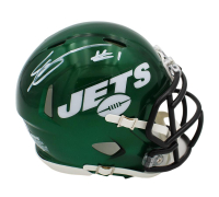 Sauce Gardner Signed Jets Speed Mini Helmet (Beckett) at PristineAuction.com