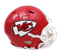 Josh Simmons Signed Chiefs Full-Size Authentic On-Field Speed Helmet (Radtke) at PristineAuction.com