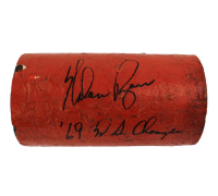 Nolan Ryan Signed Mets Shea Stadium Foul Pole Inscribed "'69 W.S. Champs" (JSA & MLB) at PristineAuction.com