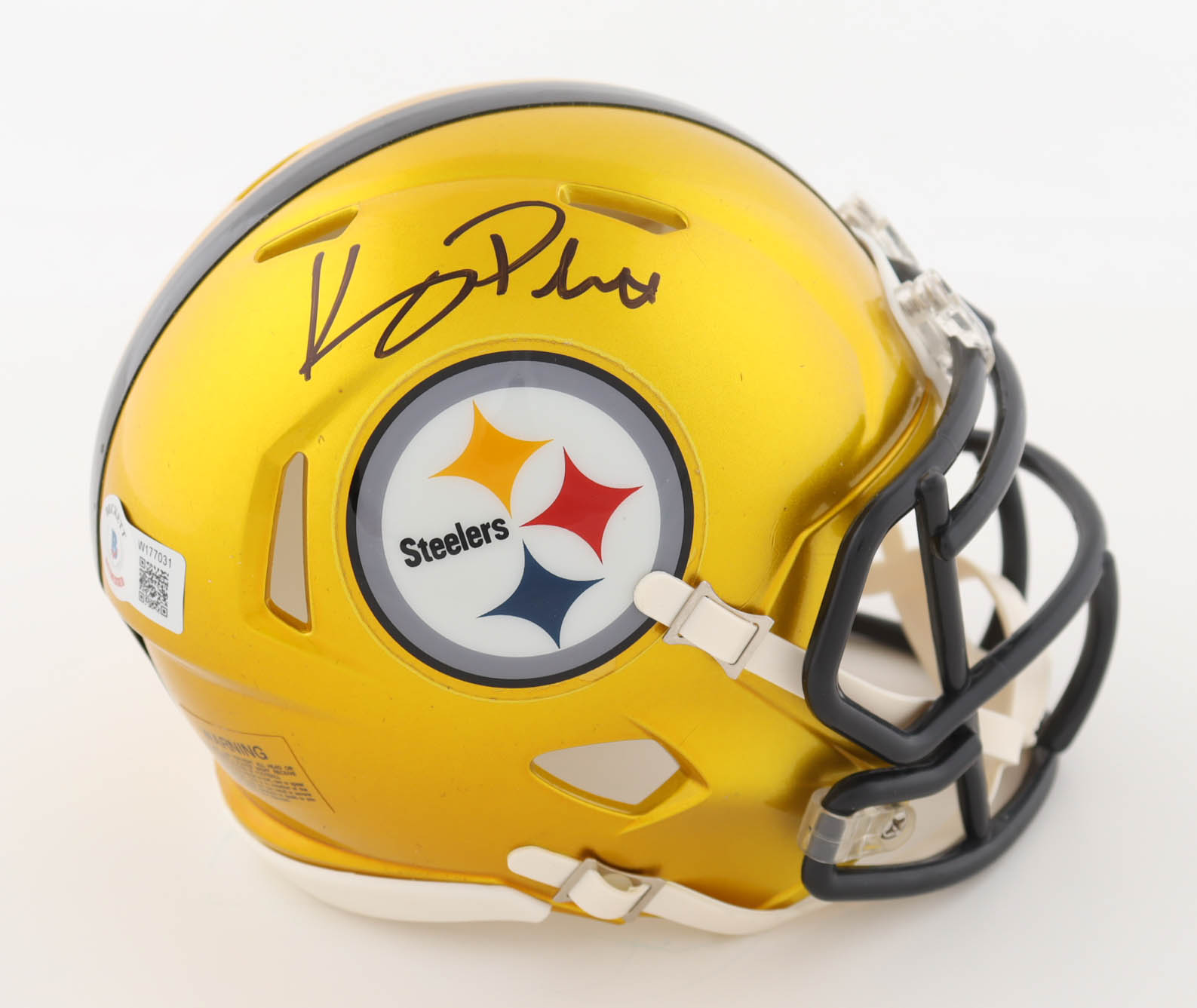 Kenny Pickett Signed Steelers Flash Alternate Speed Mini Helmet (Beckett) at PristineAuction.com Kenny Pickett Signed Steelers Flash Alternate Speed Mini Helmet (Beckett) at PristineAuction.com