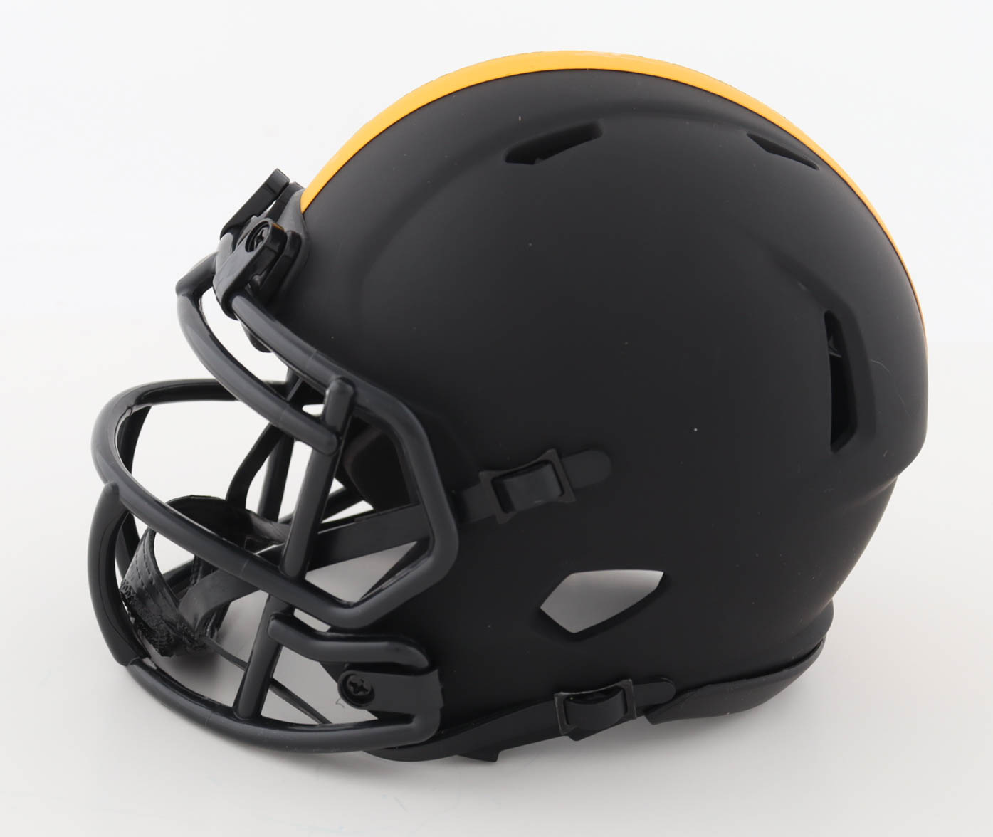 George Pickens Signed Steelers Eclipse Alternate Speed Mini Helmet (Beckett) at PristineAuction.com George Pickens Signed Steelers Eclipse Alternate Speed Mini Helmet (Beckett) at PristineAuction.com