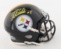 Justin Fields Signed Steelers Speed Mini Helmet (Beckett) at PristineAuction.com